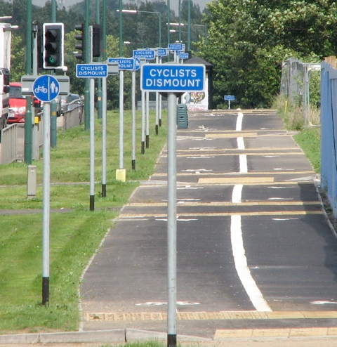 Cyclists Dismount and Dismount and Dismount and Dismount and Dismount and Dismount and Dismount and Dismount